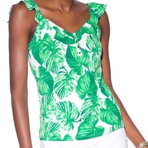 NWT WHBM Flutter-Detail Tank MEDIUM